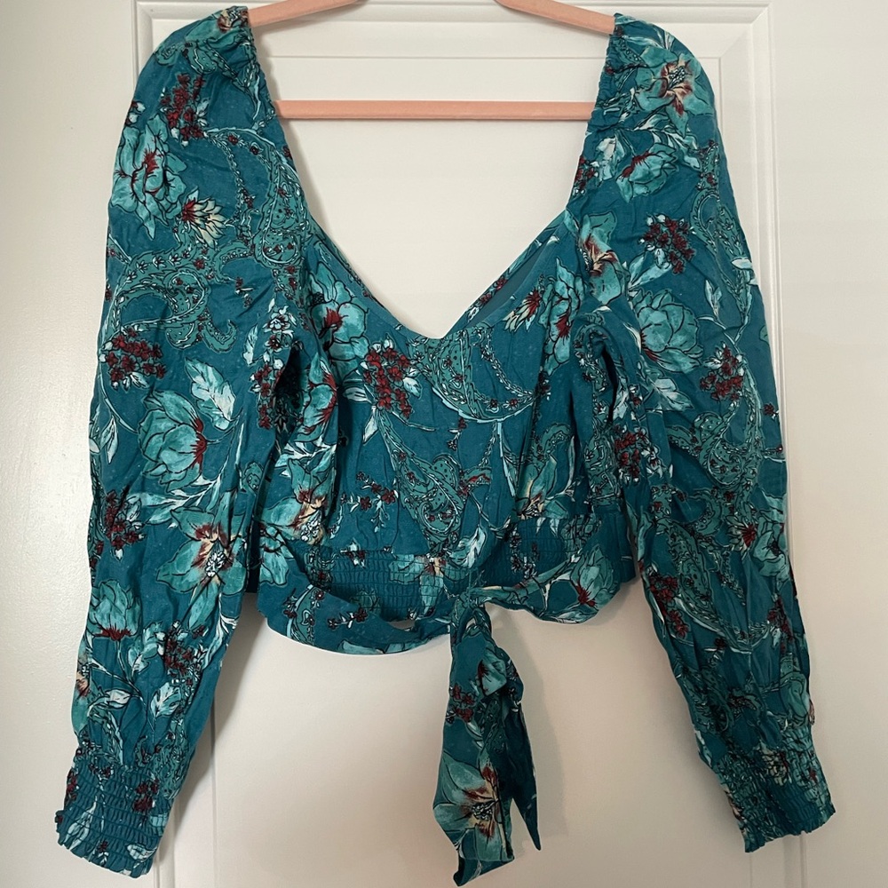 Floral Teal Women's Top | band of the free
